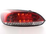 Paire de feux arrire VW Volkswagen Scirocco 2008-2014 Rouge Chrome Led