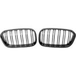 Grille Calandre Avant en ABS BMW Serie 1 2015 a 2018 Noir Brillant Look M