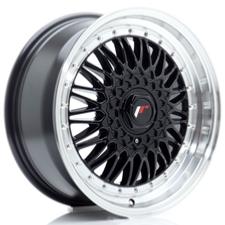 Jante JR Wheels JR9 17x7,5 ET20 - 4x100/4x108 - Gloss black Machined lip