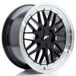 Jante JR Wheels JR23 19x8,5 ET20-45- 5 Trous sur mesure - Gloss Black w/ Machined Lip