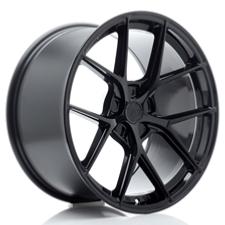 Jante JR Wheels SL01 19x10 ET20-40 - 5 trous sur mesures - Noir brillant