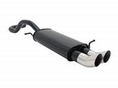 Silencieux Echappement Seat Ibiza 6K 96/99 - 2x76mm DTM