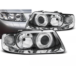 Paire de feux phares Audi A3 8L de 2000 a 2003 design Chrome