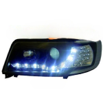 Paire de Phares Daylight Audi 100 de 1990 a 1994 Noir Led