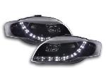 Paire de feux phares Daylight Led Audi A4 8E 2004 -2008 Noir