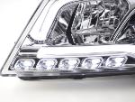 Paire de feux phares Led DRL Audi A3 8P de 08-12 chrome