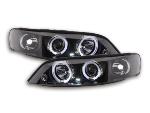 Paire de feux phares Angel Eyes Opel Vectra B de 96-99 Noir