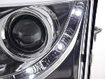 Paire de feux phares Daylight Led Volvo S40/V40 de 96-04 Chrome