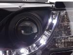 Paire de feux phares Daylight Led VW Polo 6N de 94/99 Noir