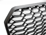 Grille Calandre en ABS Audi A6 C7 de 2014 a 2018 Look Sport Noir Matt + PDC