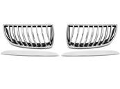 Paire grilles de calandre BMW serie 3 E90/E91 05-08 chrome