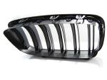 Paire grilles calandre BMW serie 5 F10 / F11 10-13 noir mat