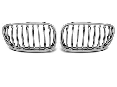 Paire grilles de calandre BMW X3 E83 de 09/2006 a 08/2010 Chrome