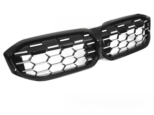 Grille calandre BMW serie 3 G20/G21 de 2022 a 2025 Look Diamand Silver Noir