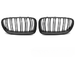 Calandre BMW Serie 5 F10/F11 de 2010 a 2016 Look Sport Noir Mat Doubles Barres