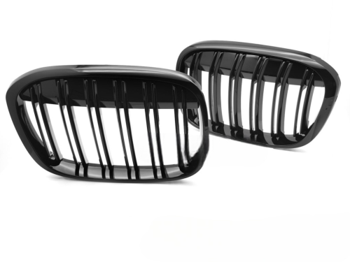 Grille de calandre avant BMW X1 F48 de 2015 a 2020 noir brillant