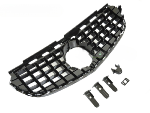 Grille calandre Mercedes classe E W212 de 2013 a 2016 Look GT Noir Chrome