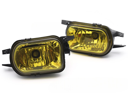 Paire antibrouillard Mercedes W203 / W209 / SLK de 2000 a 2011 Jaune