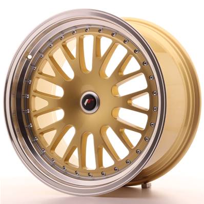 Jante JAPAN RACING JR10 19" x 9,5" Multi Perçage ET 20-35 Gold Machined Lip