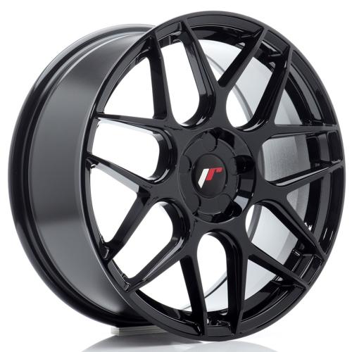 Jante JR Wheels JR18 18x7,5 ET36 - 5x114,3 - Noir Brillant