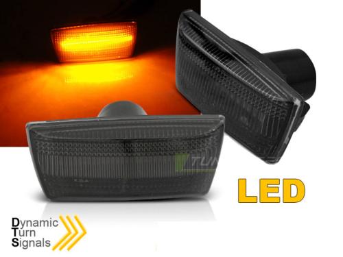 Paire Clignotant Repetiteur Opel Corsa D 2006 a 2011 Led Fume Dynamique