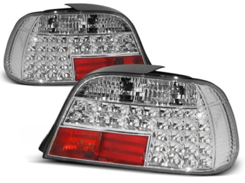 Paire de feux arriere BMW serie 7 E38 de 1994 a 2001 LED chrome