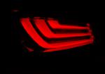 Paire feux arriere BMW serie 5 E60 LCI Berline 07-10 LED BAR Rouge Fume