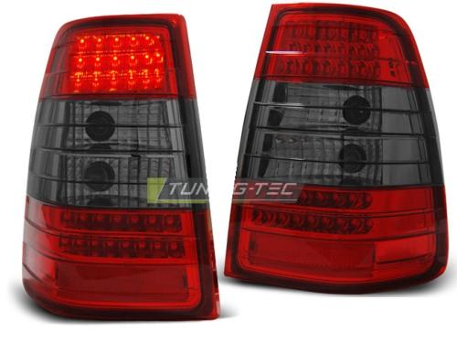 Paire de feux arriere Mercedes W124 85-95 LED rouge fume