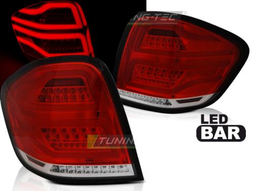 Paire de Feux arriere Mercedes Classe M W164 09-11 FULL LED Rouge Blanc