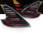 Paire de feux arriere Nissan 370Z 09 -20 FULL LED DYN Noir