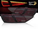 Paire de feux arriere Seat Leon 5F 12-20 FULL LED BAR DYN Rouge Fume