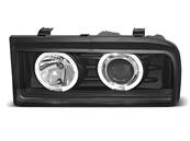 Paire de feux phares VW Corrado 88-95 angel eyes noir