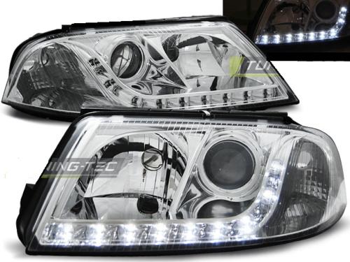 Paire de feux phares VW Passat 3BG 00-05 Daylight led chrome