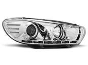 Paire de feux phares VW Scirocco 08-14 Daylight led chrome