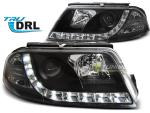 Paire de feux phares VW Passat 3BG 00-05 Daylight DRL led noir