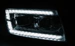 Paire de feux phares Daylight led DRL LTI VW Crafter de 17-21 chrome