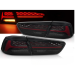 Paire de feux arriere Mitsubishi Lancer 8 08-16 FULL LED DYN Fume