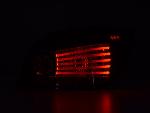 Paire feux arrière BMW Serie 5 E60 Berline 2008 a 2009 Rouge Fume Led