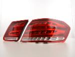 Paire feux arrière Mercedes Classe E W212 Berline 13-16 Rouge Chrome Led