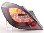 Paire feux arrière Opel Corsa D 3 portes 2006 a 2010 Noir Led