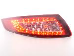 Paire feux arrière Porsche 911 type 997 2005 a 2009 Rouge Chrome Led