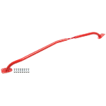 Barre anti rapprochement superieur Avant Audi A4 B5 de 1994 a 2001 acier rouge