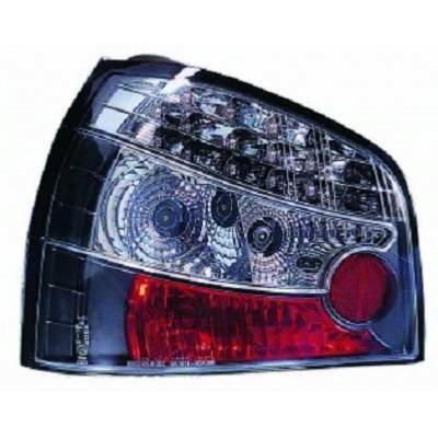 Paire de Feux arriere Design Audi A3 8L 1996 a 2000 Noir Led