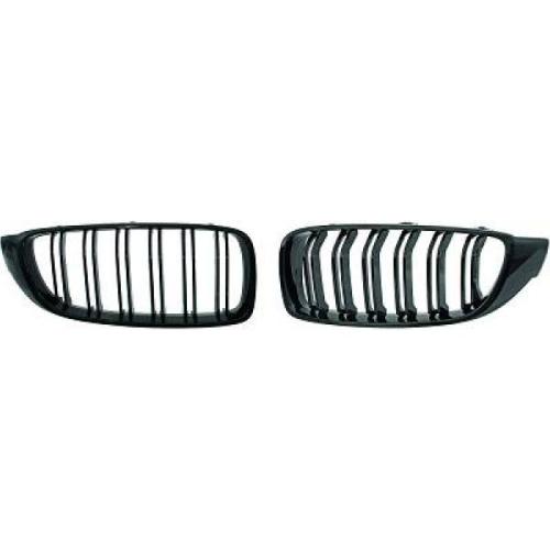 Grilles de Calandre BMW Serie 4 F32/F33/F36 2013 a 2020 Noir Brillant