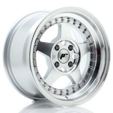 Jante JR Wheels JR6 15x8 ET15 - 4x100 - Silver machined face
