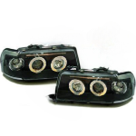 Paire de Phares Angel Eyes Audi 80 1991 a 1994 Noir