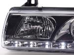 Paire de feux phares Daylight Led BMW serie 3 Coupe E36 92-98 Chrome