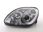 Paire de feux phares Angel Eyes Mercedes SLK R170 de 96 a 02 chrome