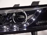 Paire de feux phares Daylight Led Opel Vectra B de 96-99 Chrome