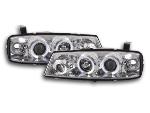 Paire de feux phares Angel Eyes Opel Calibra de 90-98 chrome